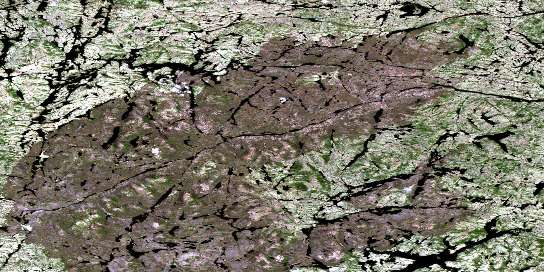 No Title Satellite Map 023J03 at 1:50,000 scale - National Topographic System of Canada (NTS) - Orthophoto