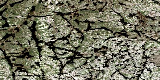 Sandy Lake Satellite Map 023J05 at 1:50,000 scale - National Topographic System of Canada (NTS) - Orthophoto