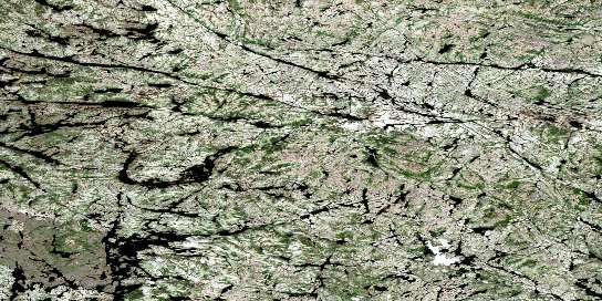 Lac Desliens Satellite Map 023J06 at 1:50,000 scale - National Topographic System of Canada (NTS) - Orthophoto