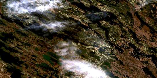 Air photo: Marble Lake Satellite Image map 023J08 at 1:50,000 Scale