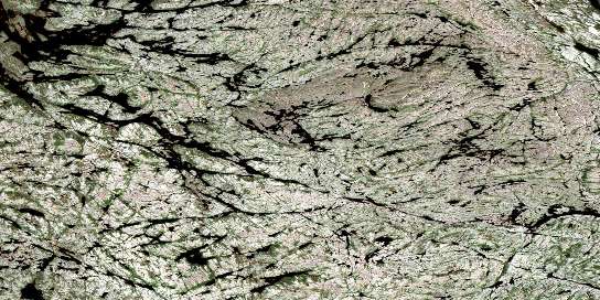 Lac Clugny Satellite Map 023J11 at 1:50,000 scale - National Topographic System of Canada (NTS) - Orthophoto