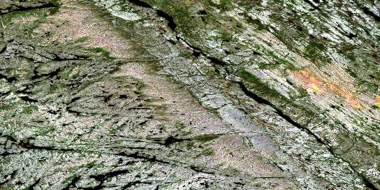 Elross Lake Satellite Map 023J14 at 1:50,000 scale - National Topographic System of Canada (NTS) - Orthophoto