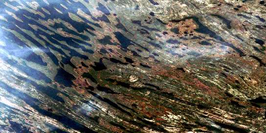 Air photo: Hollinger Lake Satellite Image map 023J16 at 1:50,000 Scale