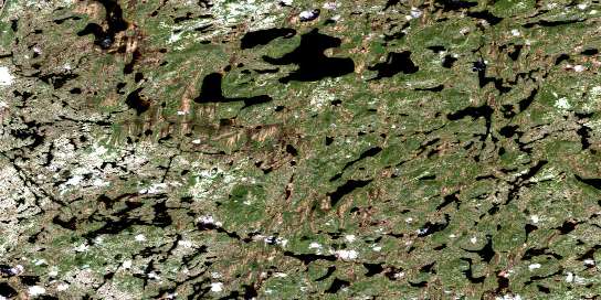 Air photo: Lac Malapart Satellite Image map 023K02 at 1:50,000 Scale