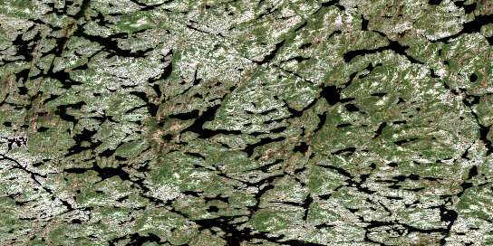 Lac Delornieu Satellite Map 023K08 at 1:50,000 scale - National Topographic System of Canada (NTS) - Orthophoto