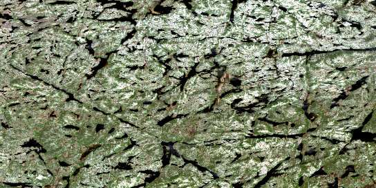 Lac Bessieres Satellite Map 023K09 at 1:50,000 scale - National Topographic System of Canada (NTS) - Orthophoto