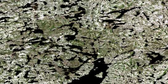 Air photo: Lac Boilay Satellite Image map 023L15 at 1:50,000 Scale
