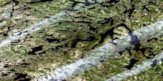 Air photo: Lac Chastenay Satellite Image map 023M01 at 1:50,000 Scale