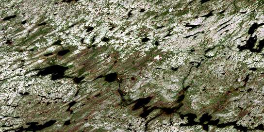 Air photo: Lac Casgrain Satellite Image map 023M15 at 1:50,000 Scale