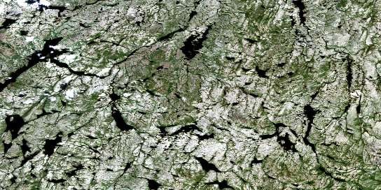 Air photo: Lac Riopel Satellite Image map 023N10 at 1:50,000 Scale