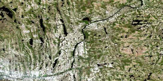 Air photo: Lac Grand Rosoy Satellite Image map 023P06 at 1:50,000 Scale