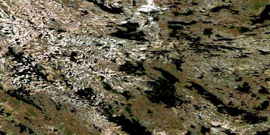 Air photo: Lac Saint-Servan Satellite Image map 024B07 at 1:50,000 Scale