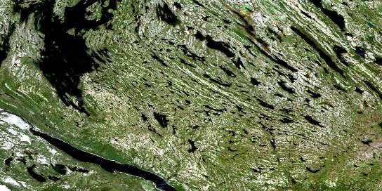 Fort-Mackenzie Satellite Map 024C15 at 1:50,000 scale - National Topographic System of Canada (NTS) - Orthophoto