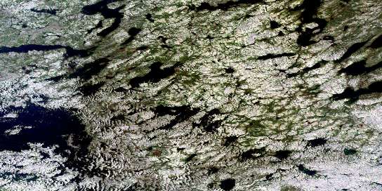 Air photo: Lac Arbique Satellite Image map 024D04 at 1:50,000 Scale