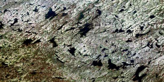 Air photo: Lac Coursolles Satellite Image map 024D09 at 1:50,000 Scale