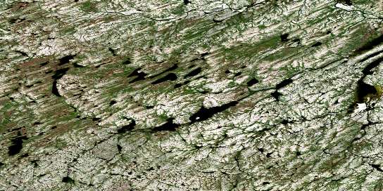 Lac Montgenault Satellite Map 024D16 at 1:50,000 scale - National Topographic System of Canada (NTS) - Orthophoto