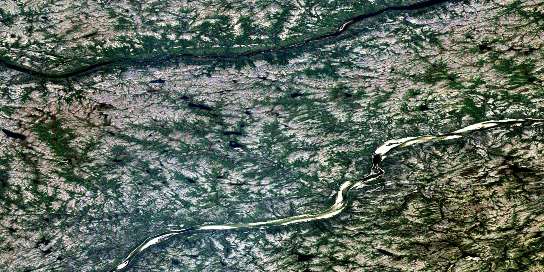 Air photo: Ruisseau Missegle Satellite Image map 024E03 at 1:50,000 Scale