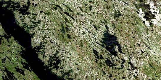 Air photo: Lac Buteux Satellite Image map 024F01 at 1:50,000 Scale