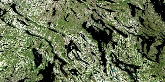 Lac Jogues Satellite Map 024F02 at 1:50,000 scale - National Topographic System of Canada (NTS) - Orthophoto