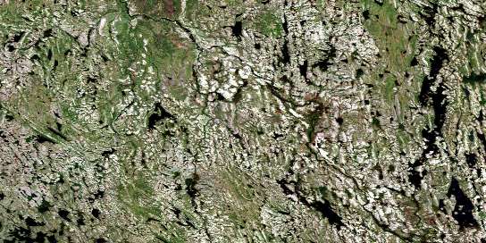 Lac Souel Satellite Map 024F08 at 1:50,000 scale - National Topographic System of Canada (NTS) - Orthophoto