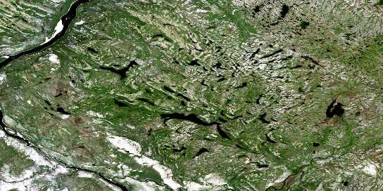 Air photo: Gorge Du Manitou Satellite Image map 024F11 at 1:50,000 Scale