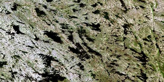 Air photo: Lac Gelin Satellite Image map 024G08 at 1:50,000 Scale