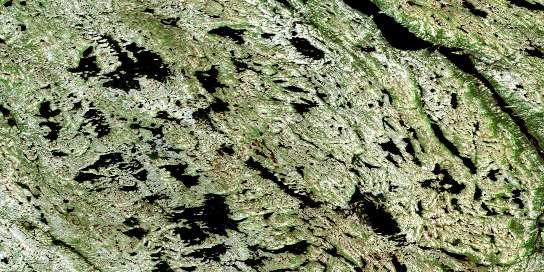 Air photo: Lac Sivulijartalik Satellite Image map 024G09 at 1:50,000 Scale