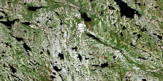  Satellite Map 024G15 at 1:50,000 scale - National Topographic System of Canada (NTS) - Orthophoto