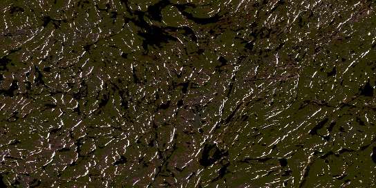 Air photo: Lac Cougneau Satellite Image map 024H08 at 1:50,000 Scale