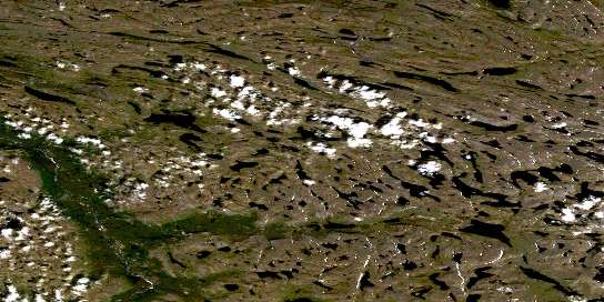 Air photo: Lac Ijurvik Satellite Image map 024I03 at 1:50,000 Scale
