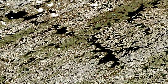 Lac Dufreboy Satellite Map 024L02 at 1:50,000 scale - National Topographic System of Canada (NTS) - Orthophoto