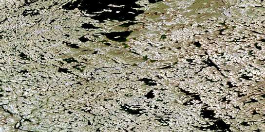 Air photo: Lac Billeron Satellite Image map 024L12 at 1:50,000 Scale