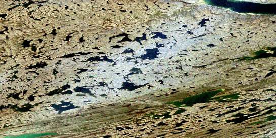 Air photo: Lac De Thury Satellite Image map 024M15 at 1:50,000 Scale
