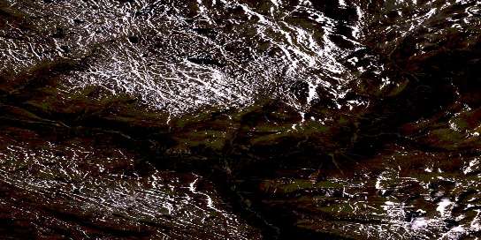 Air photo: Mont Jacques-Rousseau Satellite Image map 024P07 at 1:50,000 Scale