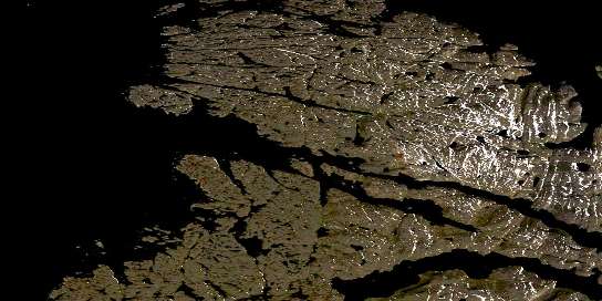 Air photo: Killiniq Island Satellite Image map 025A07 at 1:50,000 Scale