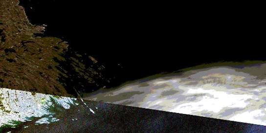 Air photo: Eider Islands Satellite Image map 025C14 at 1:50,000 Scale