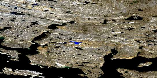 Air photo: Olga River Satellite Image map 025M03 at 1:50,000 Scale