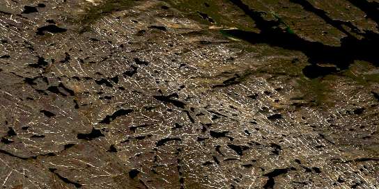 Air photo: Eggleston Bay Satellite Image map 025N01 at 1:50,000 Scale