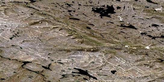 Air photo: Kynersley Lake Satellite Image map 025N11 at 1:50,000 Scale