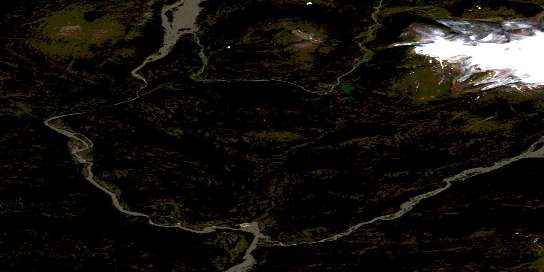 No Title Satellite Map 026J09 at 1:50,000 scale - National Topographic System of Canada (NTS) - Orthophoto