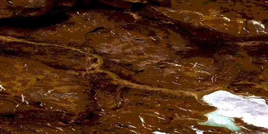 No Title Satellite Map 026O12 at 1:50,000 scale - National Topographic System of Canada (NTS) - Orthophoto