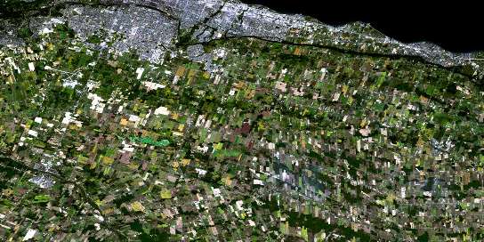 Air photo: Hamilton-Grimsby Satellite Image map 030M04 at 1:50,000 Scale
