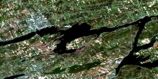 Air photo: Belleville Satellite Image map 031C03 at 1:50,000 Scale