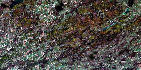 Tweed Satellite Map 031C06 at 1:50,000 scale - National Topographic System of Canada (NTS) - Orthophoto