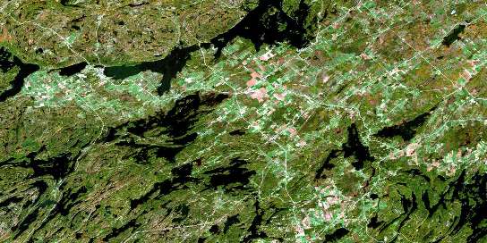 Westport Satellite Map 031C09 at 1:50,000 scale - National Topographic System of Canada (NTS) - Orthophoto