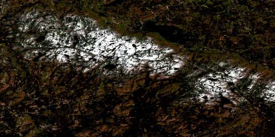 Brudenell Satellite Map 031F06 at 1:50,000 scale - National Topographic System of Canada (NTS) - Orthophoto