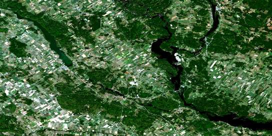 Air photo: Cobden Satellite Image map 031F10 at 1:50,000 Scale