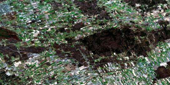 Russell Satellite Map 031G06 at 1:50,000 scale - National Topographic System of Canada (NTS) - Orthophoto