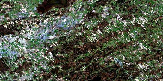 Alexandria Satellite Map 031G07 at 1:50,000 scale - National Topographic System of Canada (NTS) - Orthophoto