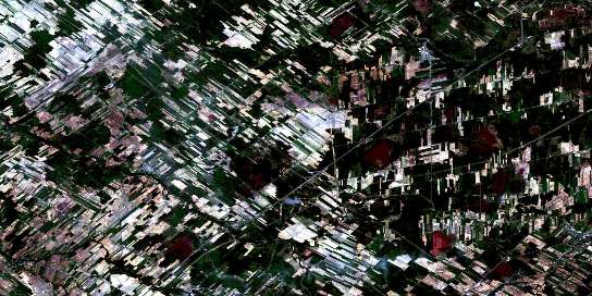 Air photo: Saint-Leonard-D'Aston Satellite Image map 031I01 at 1:50,000 Scale